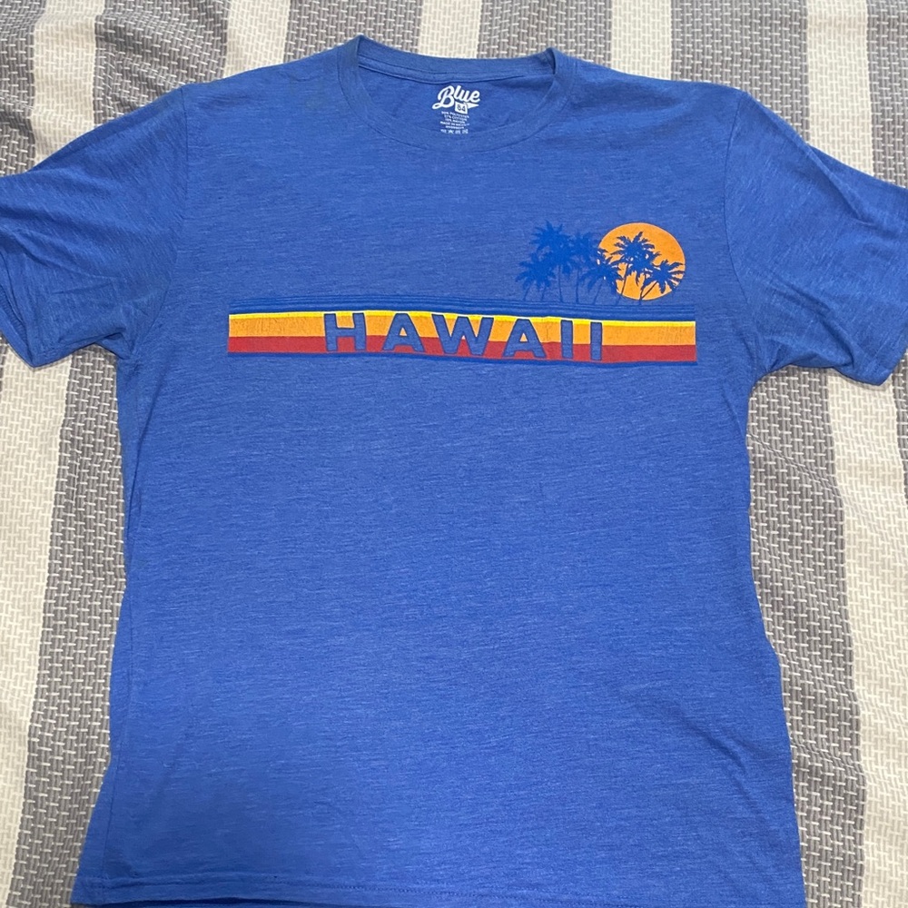 Blue 84 Men's Blue Hawaii Sunset Tee